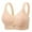 Beige, variant on Women's Full Coverage Plus Size Padded Bra No Underwire Support Bra Adjustable Comfort Bralette