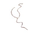 thumbnail image 2 of Minnieouse Collar de cadena larga de aleación, collares de decoración de moda con lentejuelas y borlas, joyería decorativa para fiesta en club nocturno, Ropa, zapatos y accesorios Miscelánea Plata Minnieouse AP015095-02, 2 of 6
