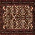 thumbnail image 1 of Ahgly Company Indoor Square Persian Brown Traditional Area Rugs, 6' Square, 1 of 4