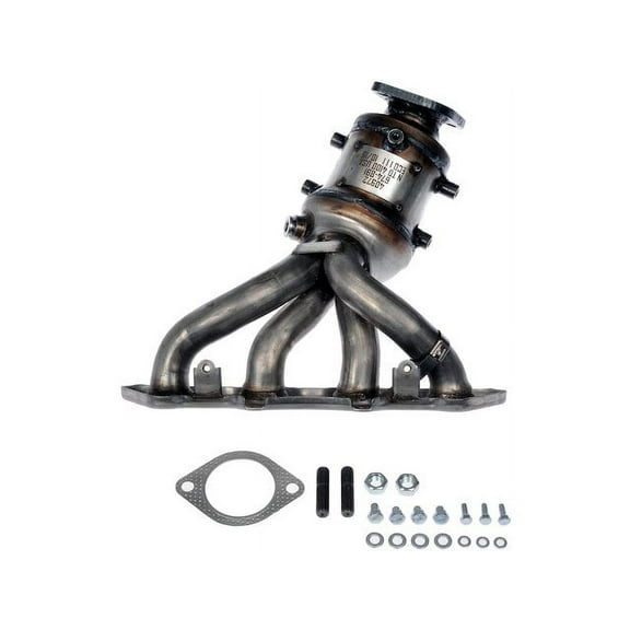 Exhaust Manifold with Integrated Catalytic Converter - Compatible with 2012 - 2016 Kia Soul 1.6L 4-Cylinder 2013 2014 2015