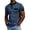Navy, variant on Men's Outdoor Sports Casual Polo Shirt Short-Sleeve With Pocket Button Placket Lightweight Breathable Summer Active Wear,Wine,XL
