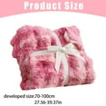 thumbnail image 3 of BloomLoom Ultra Soft Plush Fleece Blanket,Double-Sided Cozy Warm Cozy Bed Blanket for Winter,39" x 27",Hot Pink, 3 of 8
