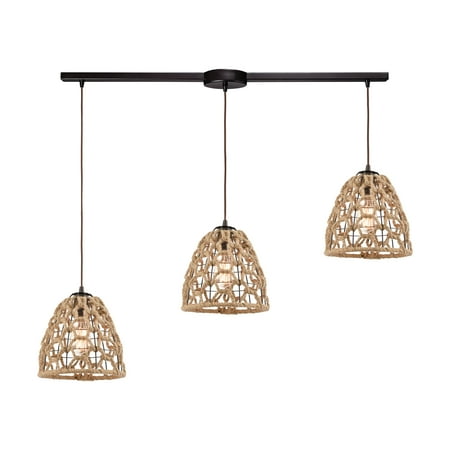 

Elk Home Coastal Inlet 36 Wide 3-Light Pendant - Oil Rubbed Bronze