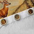 thumbnail image 4 of jejeloiu Woodland Animal Deer Blackout Curtains Set of 2 (52x84 Each),Rustic Farmhouse Cabin Window Curtains,Vintage Aesthetic Artwork Curtains and Drapes For Boys Teens,Luxury Bedroom Decor, 4 of 6