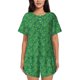thumbnail image 1 of Balery Tennis Rockets And Balls Conjunto de Pijama para Mujer con Estampado, Dos Piezas de Manga Corta y Shorts, Ropa de Dormir Suave con Cuello Redondo y Bolsillos-Large, 1 of 6