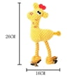thumbnail image 3 of Yxwen Rope Leg Dog Toy, Squeaky Plush Interactive Tug Toy for Small and Medium Dogs, Durable Puppy Chew Toy with Braided Rope Legs and Built-In Squeaker, 3 of 6