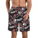 thumbnail image 1 of Balery Vintage Skull Casino Traje de Baño Estilo Hawaiano para Hombre, Shorts de Secado Rápido con Bolsillos-X-Large, 1 of 6