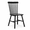 Black, variant on CRERIYO Solid Wood Windsor Dining Chairs, Set of 4, Spindle Back Kitchen Chairs with H-Style Legs, Classic Farmhouse Dining Room Chairs, Black