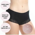 thumbnail image 6 of Boy Shorts Underwear for Women, Cotton Women's Panties Lace Boyshort Slip Pack - S, 6 of 6