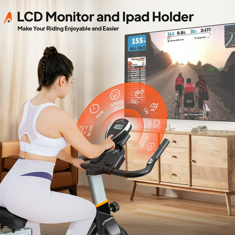 Pooboo Indoor Stationary Exercise Bikes Cycling Bike MagneticHome