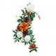 thumbnail image 4 of Flores artificiales, rosas, guirnalda floral, decoración de pasillo, respaldo de silla, flores artificiales, arco de boda, flores para banco de boda, naranja, 4 of 8
