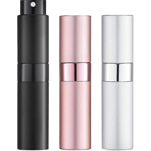 Botella de perfume vacía de 8 ml (3 piezas), mini botella pulverizadora de viaje, pulverizador atomizador,