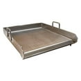 thumbnail image 2 of 16" x 18" Stainless Steel Comal Flat Top BBQ Cooking Griddle For Stove or Grill, 2 of 2
