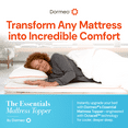 thumbnail image 2 of Dormeo Essential Mattress Topper Queen Bed 2 inch Plush Cooling Pad with Octacell Technology, 2 of 10