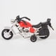 thumbnail image 3 of KAKOWELY 3 piezas de decoración para tartas con forma de motocicleta, minimoto de plástico, para fiestas de cumpleaños, hogar, Día del Padre, color rojo, amarillo y azul., 3 of 5