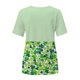 thumbnail image 5 of Mujeres Casual Día de San Patricio Impreso Manga corta O-cuello Pullover Blusa Camiseta Tops Pompotops  hkajfhjk460629, 5 of 5