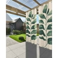 thumbnail image 3 of nqOlkjepod Outdoor Curtains for Patio Waterproof, Green Botanical Outdoor Privacy Panels Grommet, Tropical Leaves Farmhouse Blackout Outside Curtains for Porch/Cabana/Pergola 54"x84", 2 Panels, 3 of 8