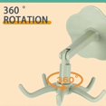 thumbnail image 3 of 3 Pcs 360 Rotating Folding Hook Self-adhesive 180 Degrees Vertical Flip Hook Waterproof Utility Hook Banmo, 3 of 5