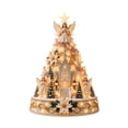 thumbnail image 3 of Christmas Village Lightscape Tree, Christmas Angel Village Lighted Centerpiece For Indoor Seasonal Home Display, 3 of 6