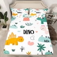 thumbnail image 2 of Castle Fairy Child Boys Girls Kawaii Animal Dino Twin Sheet Sets,Cute Dinosaur Bedding, 2 of 7