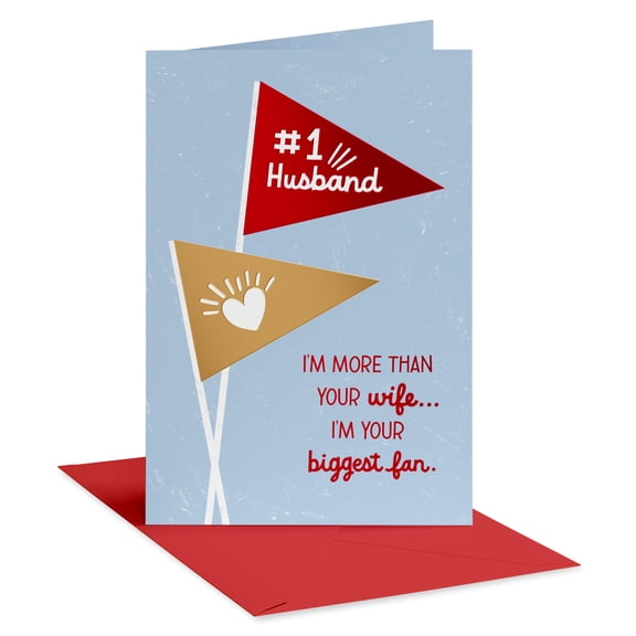American Greetings Valentine's Day Card Husband (Biggest Fan)