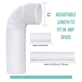 thumbnail image 2 of Exhaust Hose For Portable Air Conditioner,5 Inch Diameter B, 2 of 5