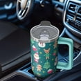 thumbnail image 5 of Merry Christmas 30oz Tumbler with Handle and Straw Vacuum Insulated Stainless Steel Water Bottle for Home Travel Holiday Drinks, 5 of 5
