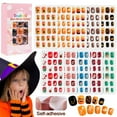 thumbnail image 2 of 120 Unids / set Lindas Puntas de Uñas Autoadhesivas Presione en Uñas Postizas para Niños DIY Nail DOUBORQ Punta de uñas, 2 of 7