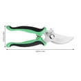 thumbnail image 3 of Pruning Shears for Gardening, 7.5 inch Garden Snips, Plant Scissor, Stainless Steel Garden Shear for Indoor and Outdoor Plants, Green, 3 of 9
