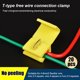 thumbnail image 5 of Seitruly Bloqueo de conector de Cable de 10 uds/20 piezas AWG22-10 sin romper el Cable terminales eléctricos de empalme rápido de plástico Electrónica miscelánea Amarillo 20 piezas, 5 of 6