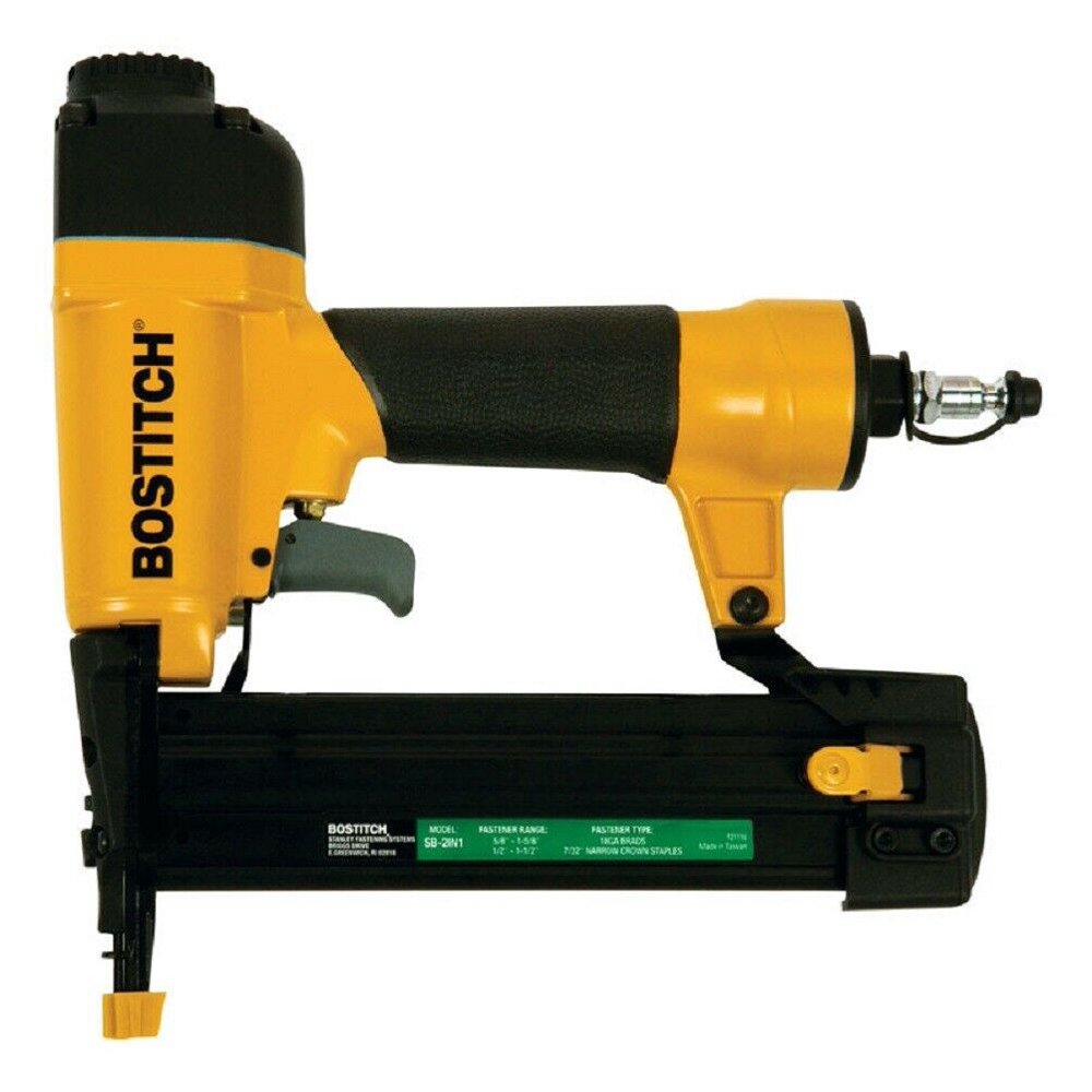 Bostitch SB2IN1 Staple & Nail Gun Combination Tool Set, Yellow