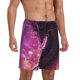 thumbnail image 2 of Balery Neon Futuristic Dragon Pantalones cortos de pijama de punto de algodón para hombre con cinturilla y bolsillos-Small, 2 of 6