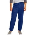 thumbnail image 4 of Hanes EcoSmart Men's Fleece Sweatpants, Value 2-Pack, 32" Black/Royal 3XL, 4 of 7