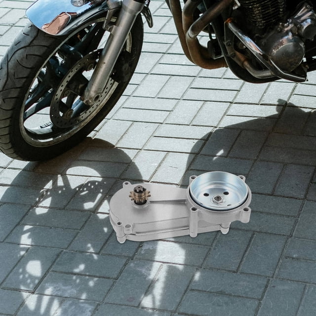 YSNOOWE Caja De Reducción De Engranajes Para Motocicleta Color Gris Resistente Y Compacta