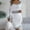 White, variant on Oplxuo Women's Colorblock Square Neck Pullover Sweater Dress, Casual Long Sleeve Cable Knit Elegant Bodycon Mini Dresses