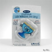 Rite Lite B-HL-12-M Chanukah Led Gel Cling Menorah Design, Carded - 3.5 in.