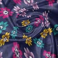 thumbnail image 5 of Ambesonne Floral Window Valance, Colorful Flowers Love, 54" X 18", Indigo and Multicolor, 5 of 5