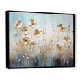 thumbnail image 2 of Designart "Breeze Among Beige Wildflowers III" Wildflowers Floater Framed Canvas Prints, 2 of 5