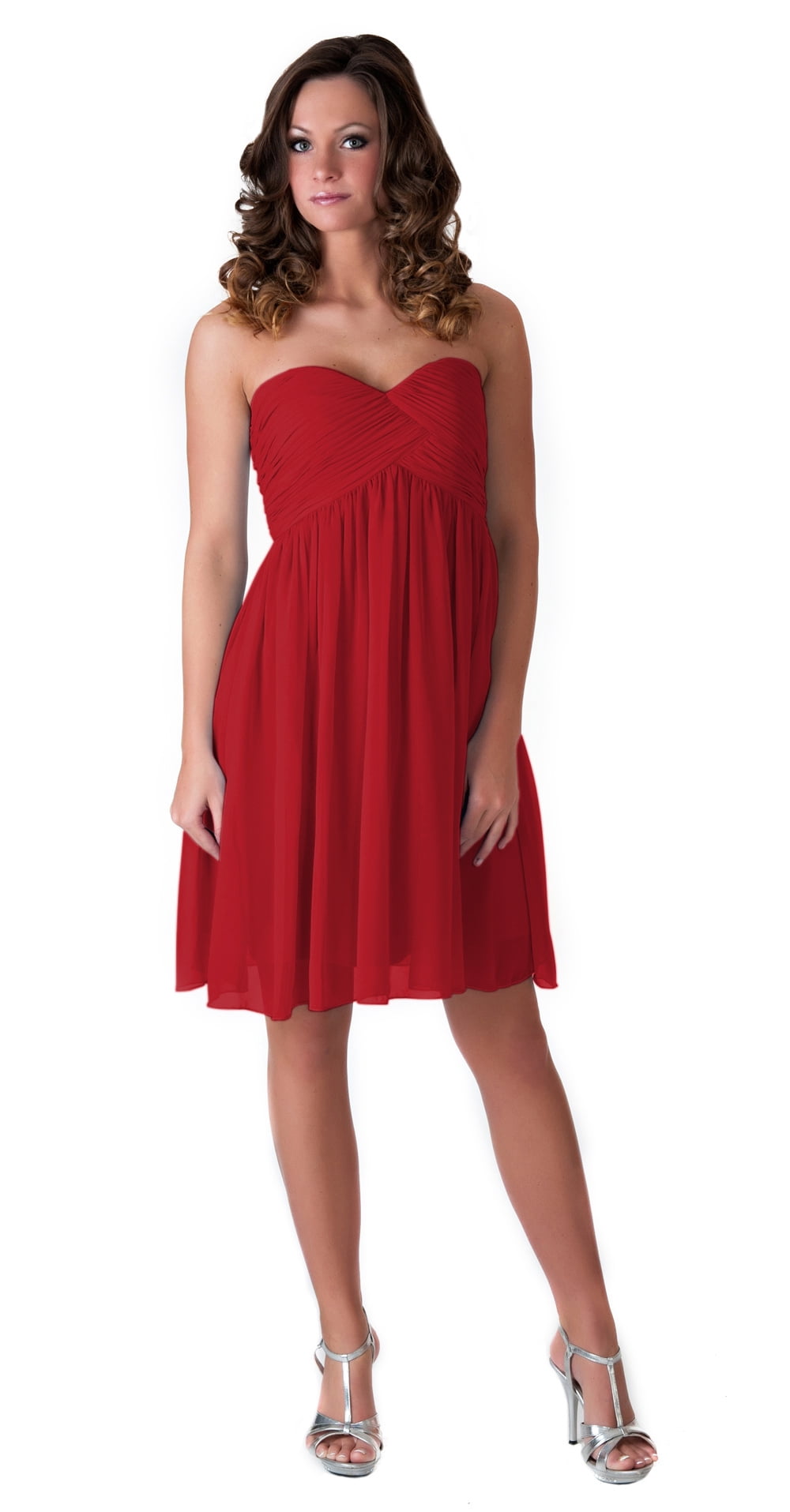 Formal Dress Bridesmaid Wedding Party Elegant Evening Gown Prom Ball XS 2XL XXL,Red