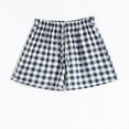 thumbnail image 4 of Girls' Shorts Ruffle Elastic Waist Kids Checkered Lightweight Bottoms with Pockets 5-14 Y Summer, 4 of 6