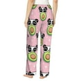 thumbnail image 3 of Fotbe Panda Avocado Women's Pajama Pants,Sleepwear Pants,Pj Bottoms Drawstring And Pockets-XX-Large, 3 of 9