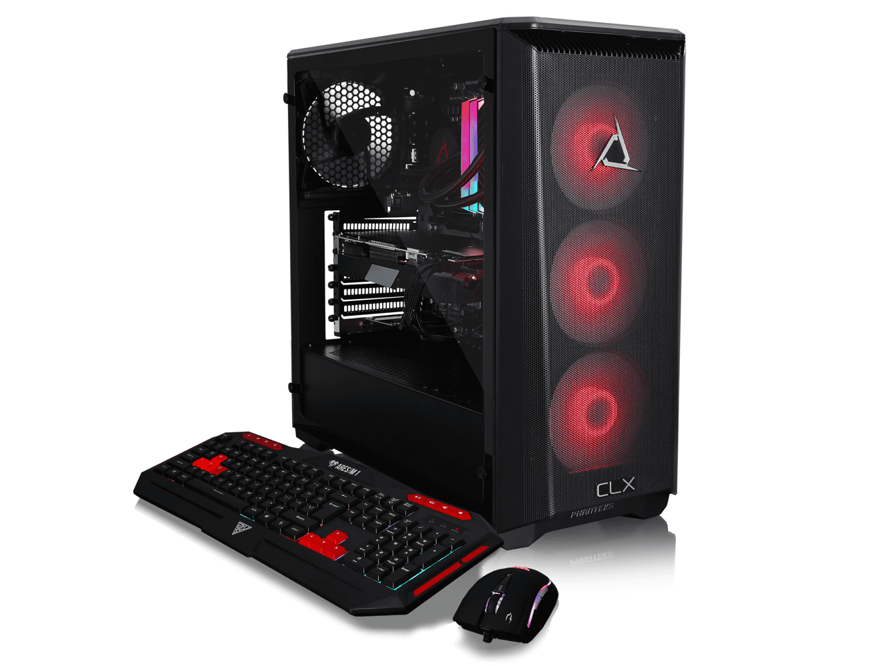CLX SET VR-Ready Gaming Desktop -Liquid Cooled Intel Core i9 10900KF 3.7GHz 10-Core Processor, 32GB DDR4 Memory, GeForce RTX 3080 10GB GDDR6X Graphics, 960GB SSD, 4TB HDD, WiFi, Windows 11 Home 64-bit