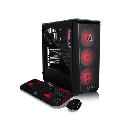 CLX - SET Gaming Desktop - Intel Core i9 10900KF - 32GB Memory - NVIDIA GeForce RTX 3080 - 960GB SSD + 4TB HDD - Black