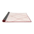 thumbnail image 2 of Ahgly Company Indoor Round Solid Red Modern Area Rugs, 3' Round, 2 of 4