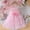 Pink, variant on WOYY Girls Sleeveless Strap Tiered Tulle Dress Summer Party Princess Dress, Sizes 6M-3T