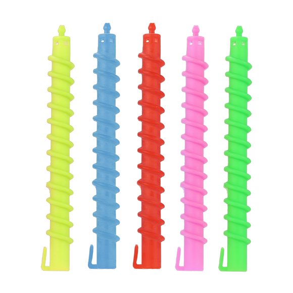 26Pcs Spiral Hair Perm Rod Spiral Rod Barber Hairdressing Hair Roller Curling Curler Hairdressing Maker Styling Tool for Women and Girls Mixed Colors
