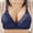 Blue, variant on Swuxness Womens Comfortable Wireless Bra, Women's Push Up Bras, Women Plus Size Lace Push Up Breathable Seamless No Underwire Everyday Bra Gray, XXL