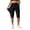 A-Black307, variant on Women's Sport Shorts Elastic Waistband Drawstring Half Trousers Pocketed Minimalist Athletic Sport Running Bottoms
