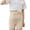 Beige, variant on Girls' Sports Shorts Breathable Elastic Summer Casual Bottom Pants with High Waist and Built-In Liner for Active Girls Ages 2 to 16