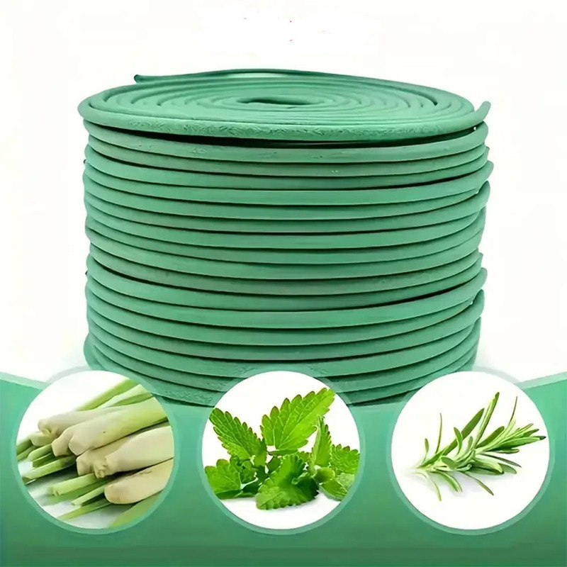 Natural Lemongrass Scent 40pcs Citronella Incense Coils with Holder - Outdoor, Poolside, Patio, Porch, Deck, Camping & Hiking Us